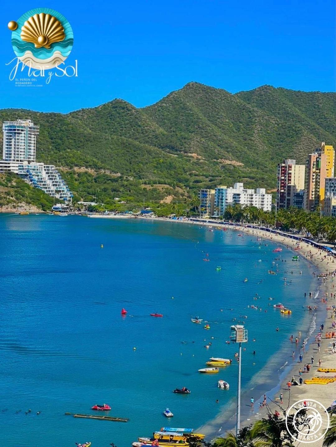 El Penon Del Rodadero Santa Marta  Buitenkant foto